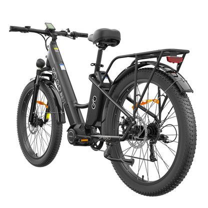 Gogobest GF850 500W 26'' Fat Bike Mid-Drive Motor Electric Trekking Bike 32km/h 130km 10.4Ah*2 Dual Batteries