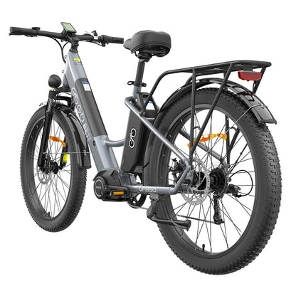 Gogobest GF850 500W 26'' Fat Bike Mid-Drive Motor Electric Trekking Bike 32km/h 130km 10.4Ah*2 Dual Batteries