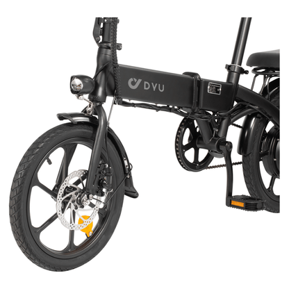DYU A1F 250W 16" Mini E-Bike Electric City Bike 36V 7.5Ah 15.5 Mph 37 Miles - Buybestgear UK