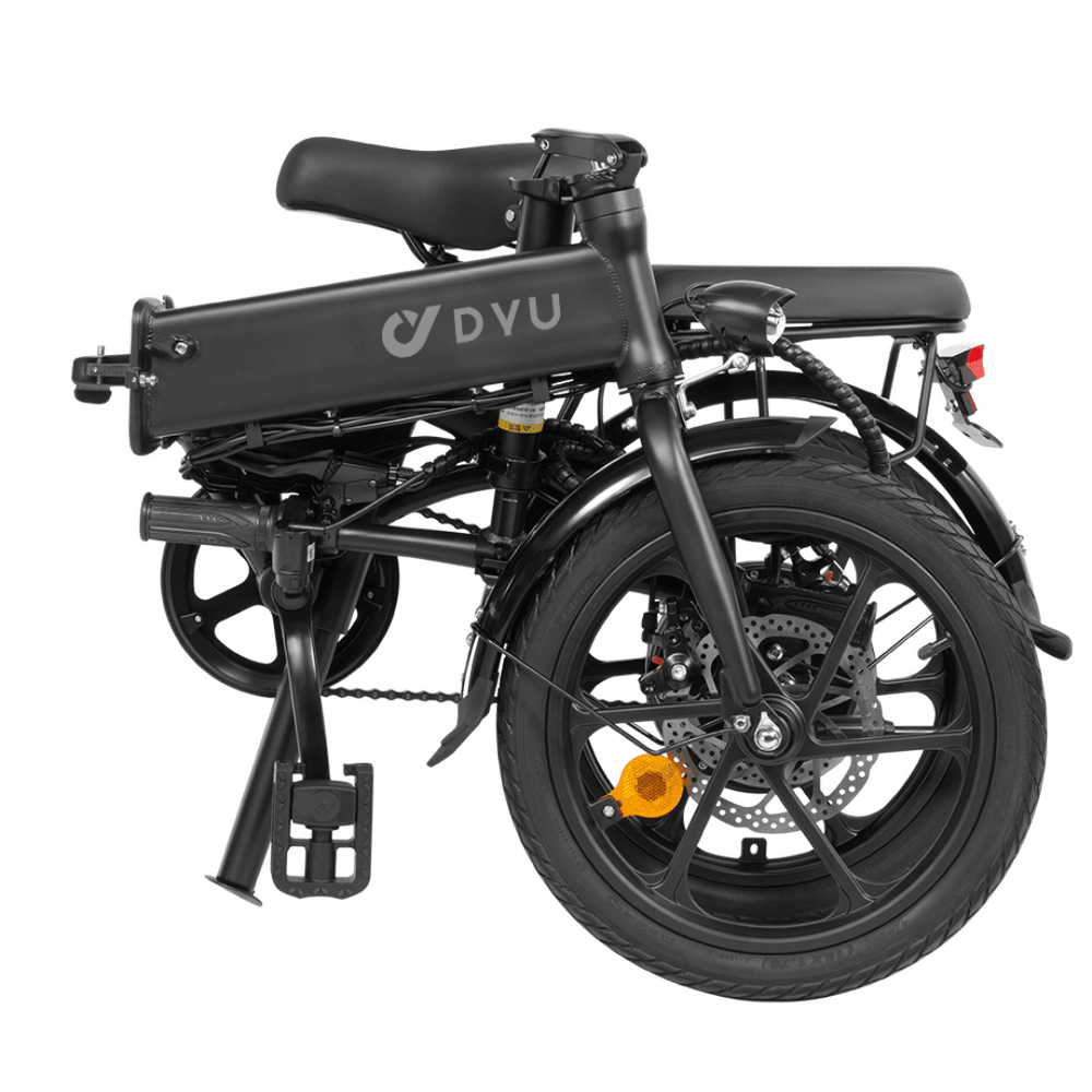 DYU A1F 250W 16" Mini E-Bike Electric City Bike 36V 7.5Ah 15.5 Mph 37 Miles - Buybestgear UK