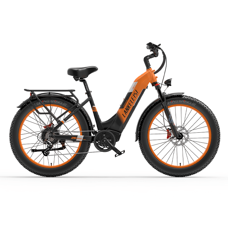 Lankeleisi MG600 Plus 1000W 26" Fat Bike E-Mountain Bike 25 Mph 93 Miles 20Ah Samsung Battery - Buybestgear UK