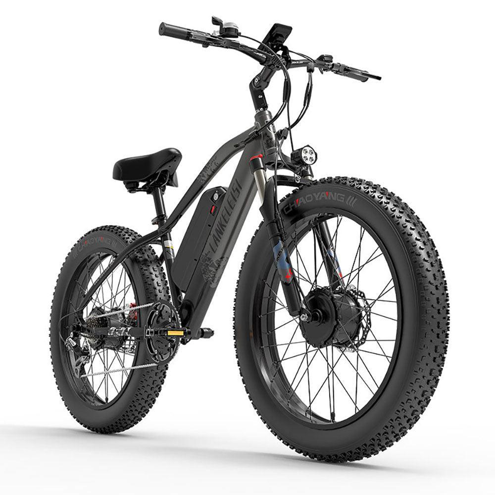 Lankeleisi MG740 PLUS 1000Wx2 26" Fat Bike Dual Motor E-Mountain Bike 30 Mph 93 Miles 20Ah Samsung Battery - Buybestgear UK