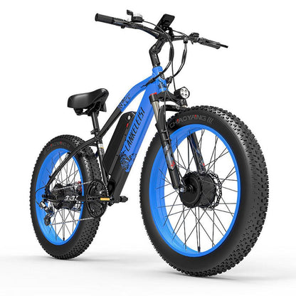 Lankeleisi MG740 PLUS 1000Wx2 26" Fat Bike Dual Motor E-Mountain Bike 30 Mph 93 Miles 20Ah Samsung Battery - Buybestgear UK