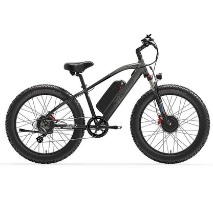 Lankeleisi MG740 PLUS 1000Wx2 26" Fat Bike Dual Motor E-Mountain Bike 30 Mph 93 Miles 20Ah Samsung Battery - Buybestgear UK