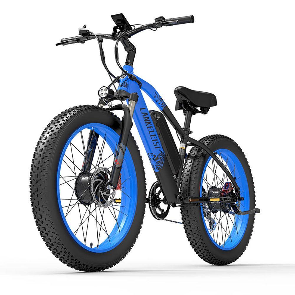 Lankeleisi MG740 PLUS 1000Wx2 26" Fat Bike Dual Motor E-Mountain Bike 30 Mph 93 Miles 20Ah Samsung Battery - Buybestgear UK