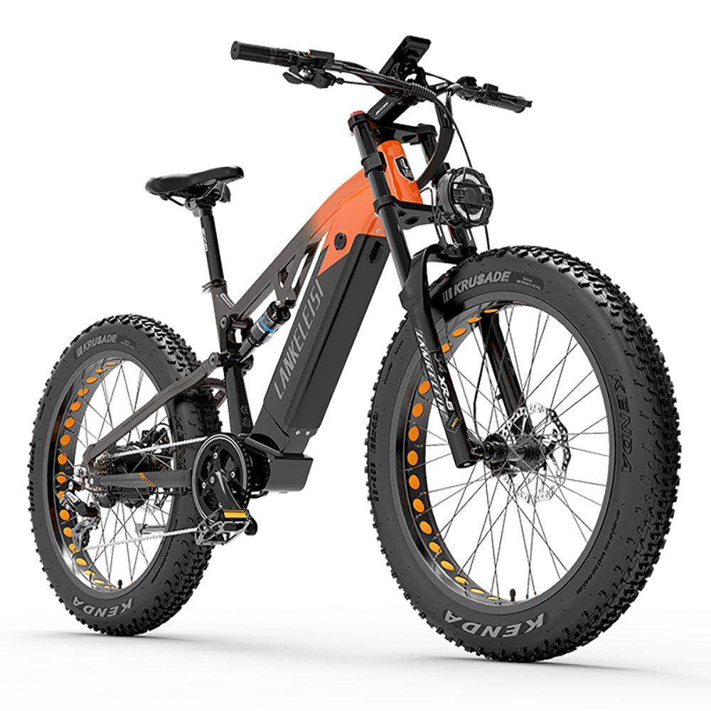 Lankeleisi RV800 Plus 750W Bafang Motor 26" Fat Bike Full Suspension E-Mountain Bike 20Ah Samsung Battery E-MTB