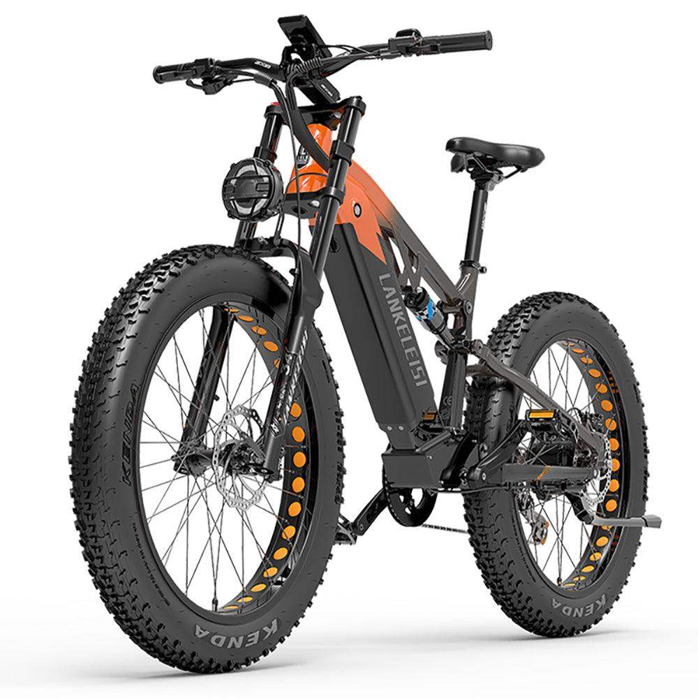 Lankeleisi RV800 Plus 750W Bafang Motor 26" Fat Bike Full Suspension E-Mountain Bike 20Ah Samsung Battery E-MTB