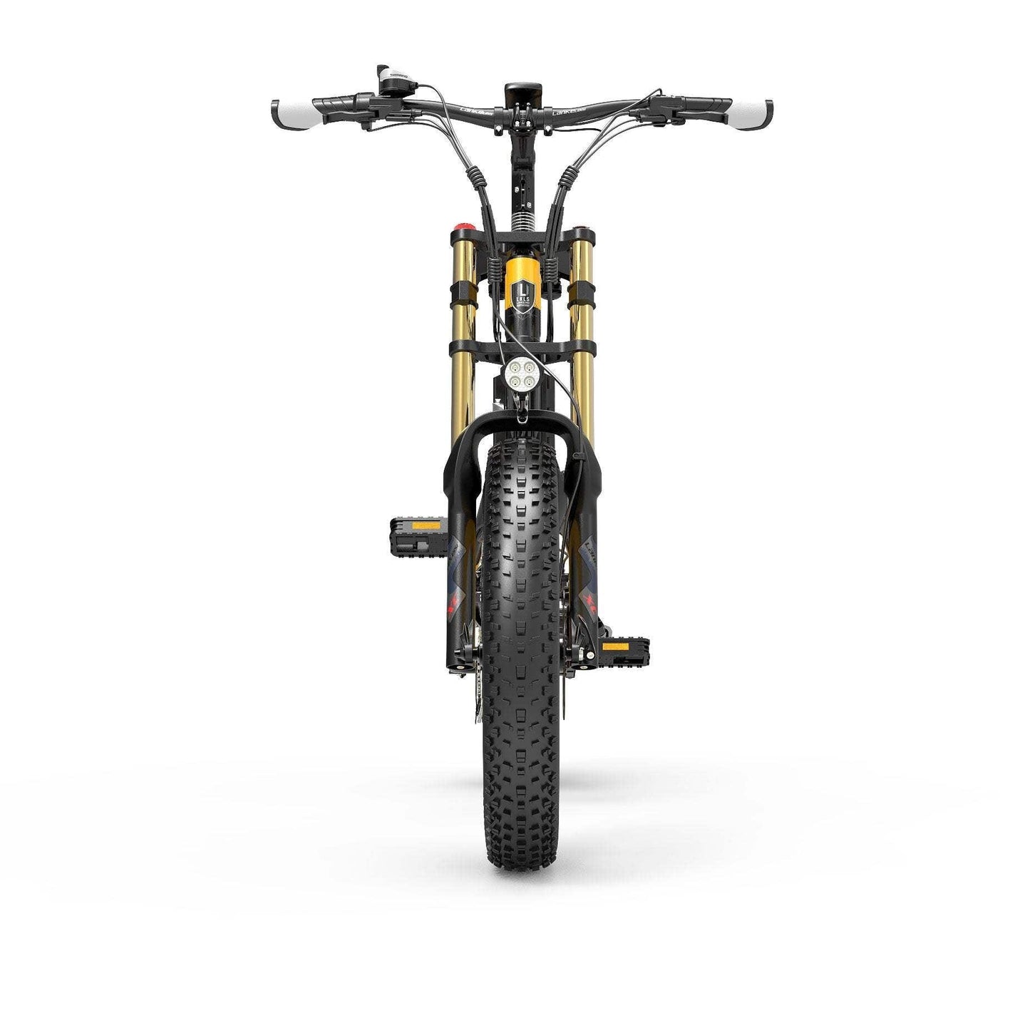 Lankeleisi X3000 Plus 1000W 20" Fat Bike Dual Crown Fork Foldable E-Mountain Bike 17.5Ah 25 Mph 80 Miles - Buybestgear UK