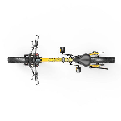 Lankeleisi X3000 Plus 1000W 20" Fat Bike Dual Crown Fork Foldable E-Mountain Bike 17.5Ah 25 Mph 80 Miles - Buybestgear UK