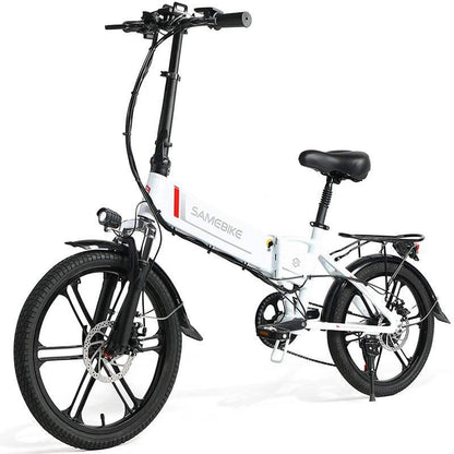 Samebike 20LVXD30-II 350W 20" Foldable City Electric Bike 10Ah 15.5 Mph 43 Miles - Buybestgear UK