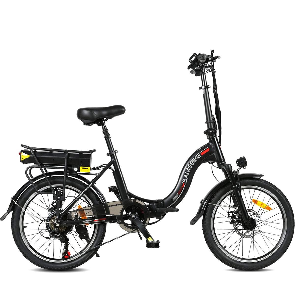 Samebike JG20 350W 20" Step-through Electric Bike Foldable City E-bike 10Ah 15.5 Mph 50 Miles - Buybestgear UK