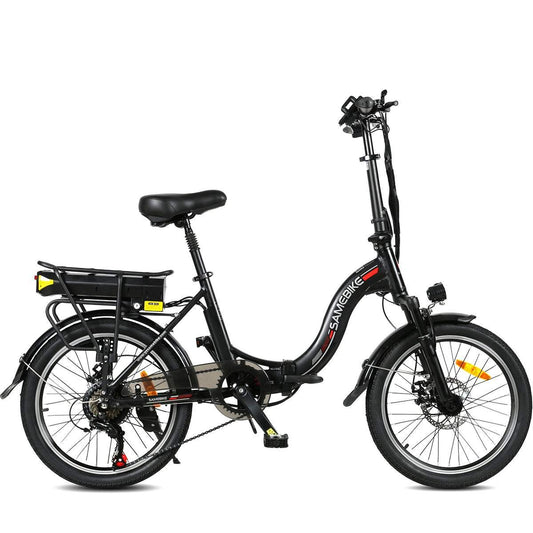 Samebike JG20 350W 20" Step-through Electric Bike Foldable City E-bike 10Ah 15.5 Mph 50 Miles - Buybestgear UK