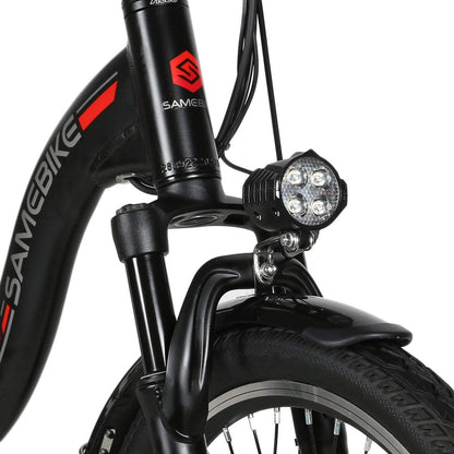 Samebike JG20 350W 20" Step-through Electric Bike Foldable City E-bike 10Ah 15.5 Mph 50 Miles - Buybestgear UK