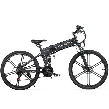 Samebike LO26-II 500W 26" Foldable Electric Mountain Bike 10Ah 15.5 Mph 43 Miles - Buybestgear UK