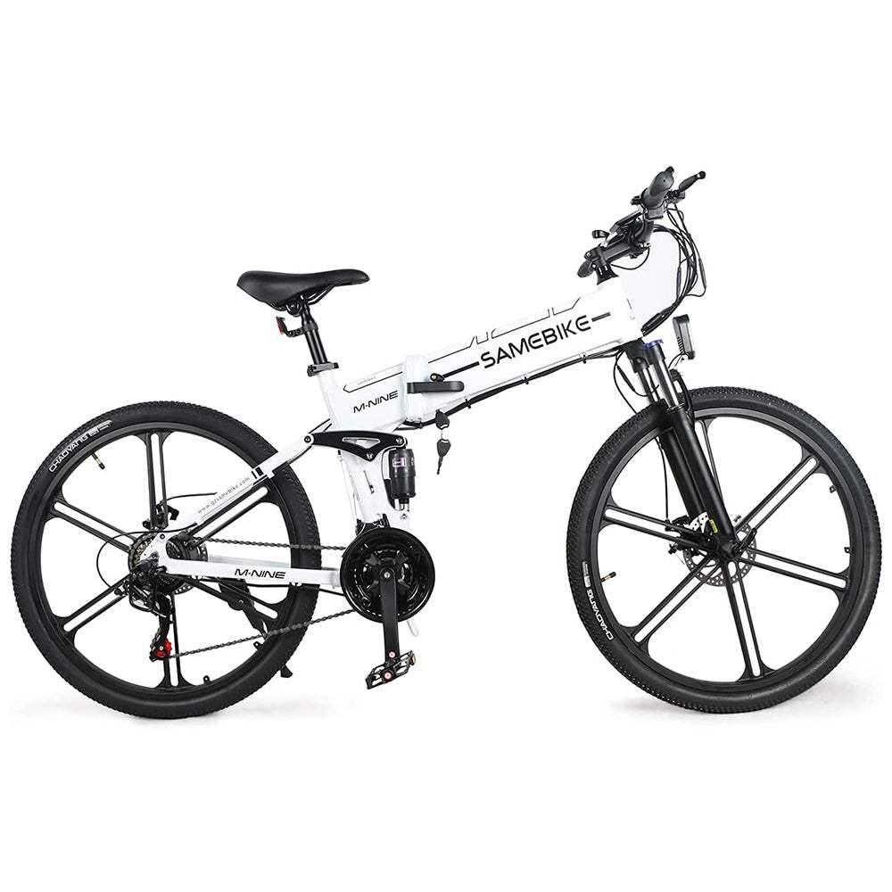 Samebike LO26-II 500W 26" Foldable Electric Mountain Bike 10Ah 15.5 Mph 43 Miles - Buybestgear UK