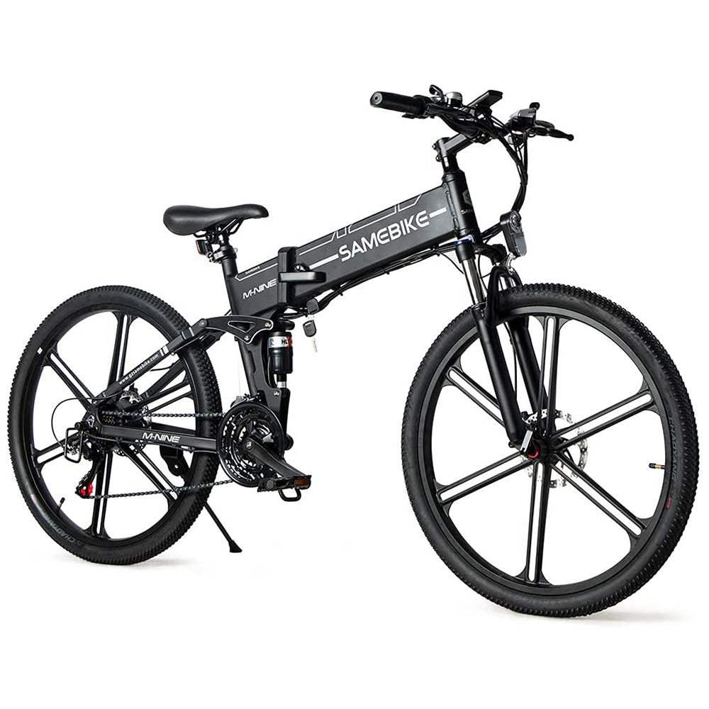 Samebike LO26-II 500W 26" Foldable Electric Mountain Bike 10Ah 15.5 Mph 43 Miles - Buybestgear UK