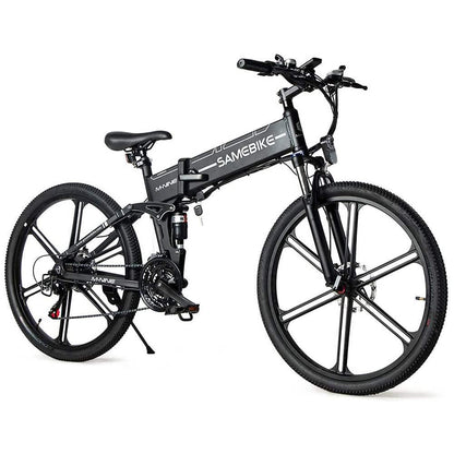 Samebike LO26-II 500W 26" Foldable Electric Mountain Bike 10Ah 15.5 Mph 43 Miles - Buybestgear UK