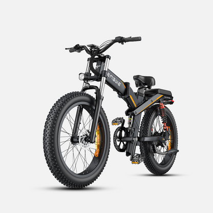 Engwe X24 1000W 24” Fat Bike Foldable  E-Mountain Bike Dual Batteries 29.2Ah EMTB