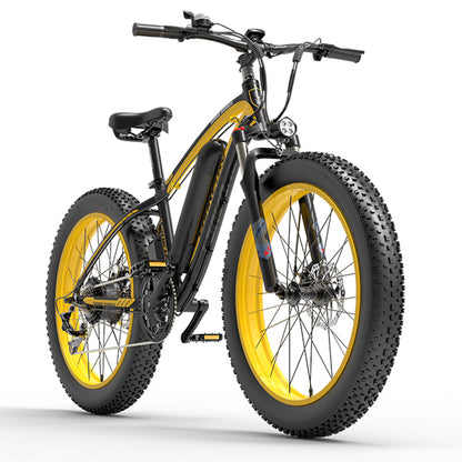 Lankeleisi XF4000 1000W 26" Fat Tyre Electric Bike E-Mountain Bike 48V 16Ah Battery