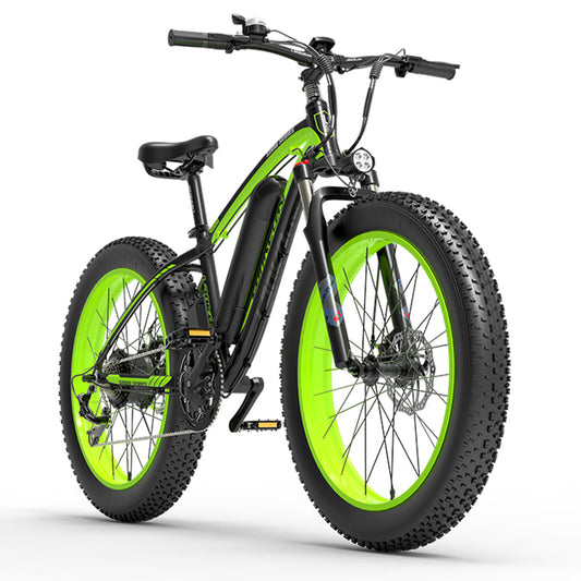 Lankeleisi XF4000 1000W 26" Fat Tyre Electric Bike E-Mountain Bike 48V 16Ah Battery